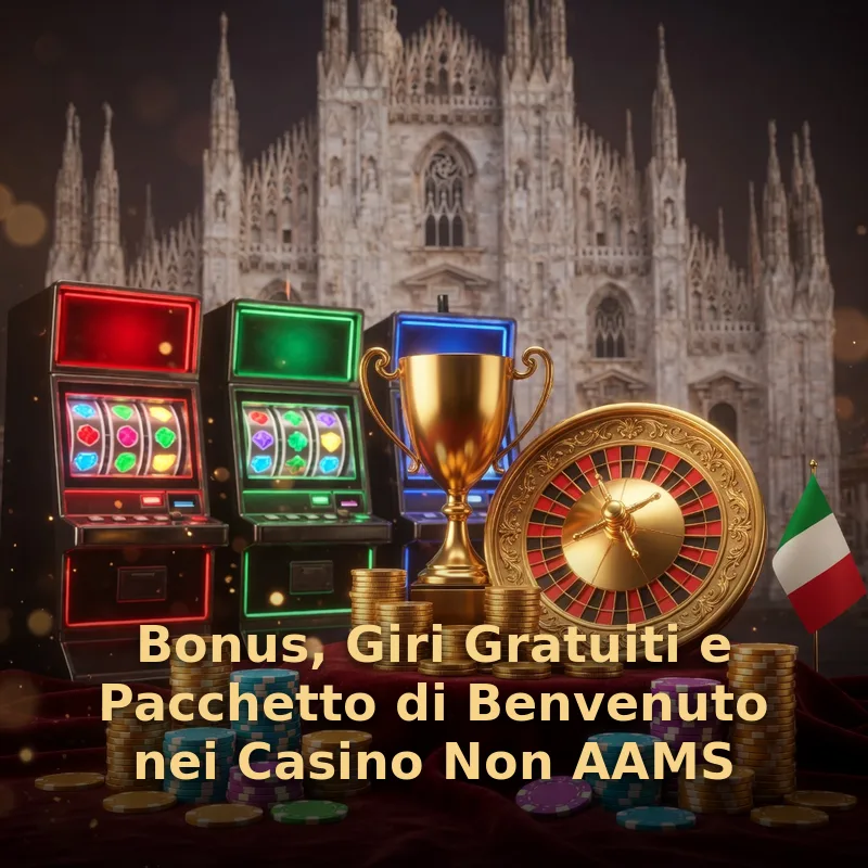 Bonus, Giri Gratuiti e Pacchetto di Benvenuto nei Casino Non AAMS